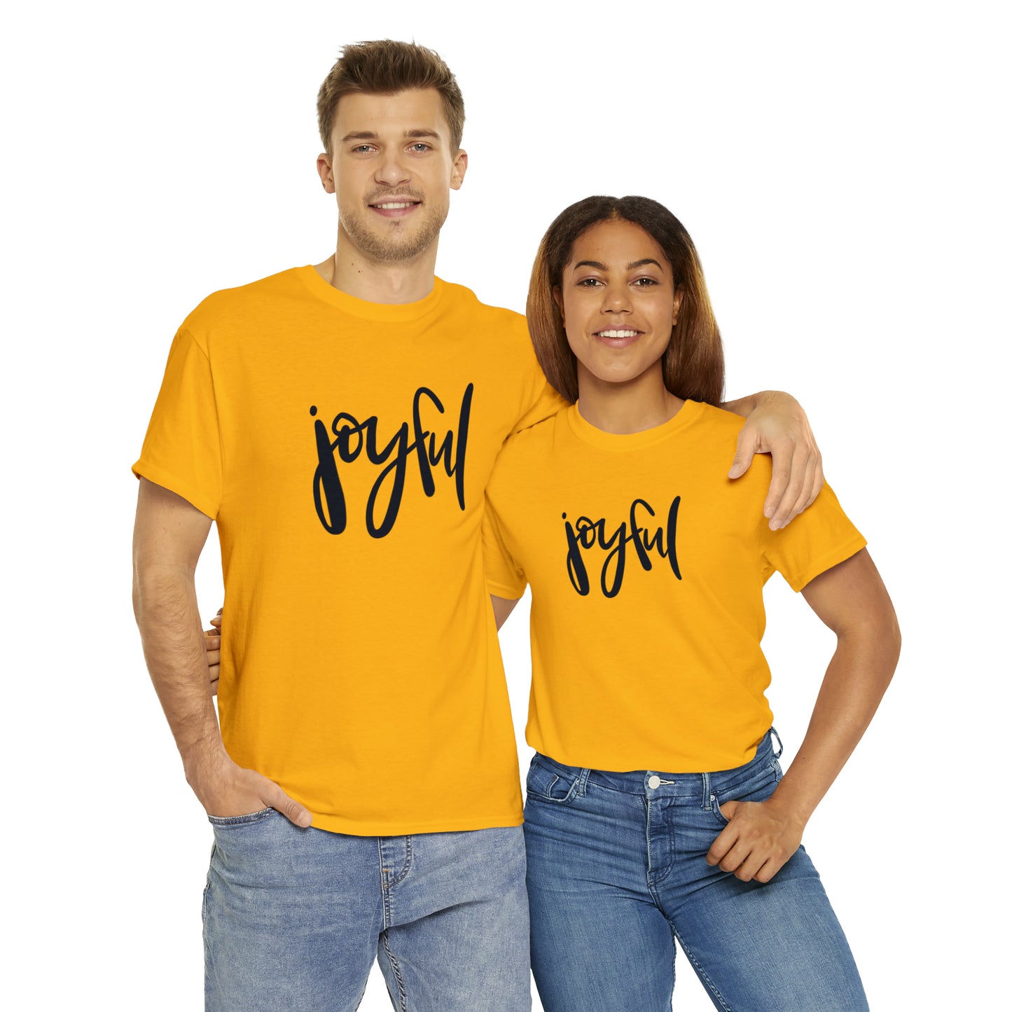 Joyful Unisex Heavy Cotton Tee, Christian Bible Verse T Shirt