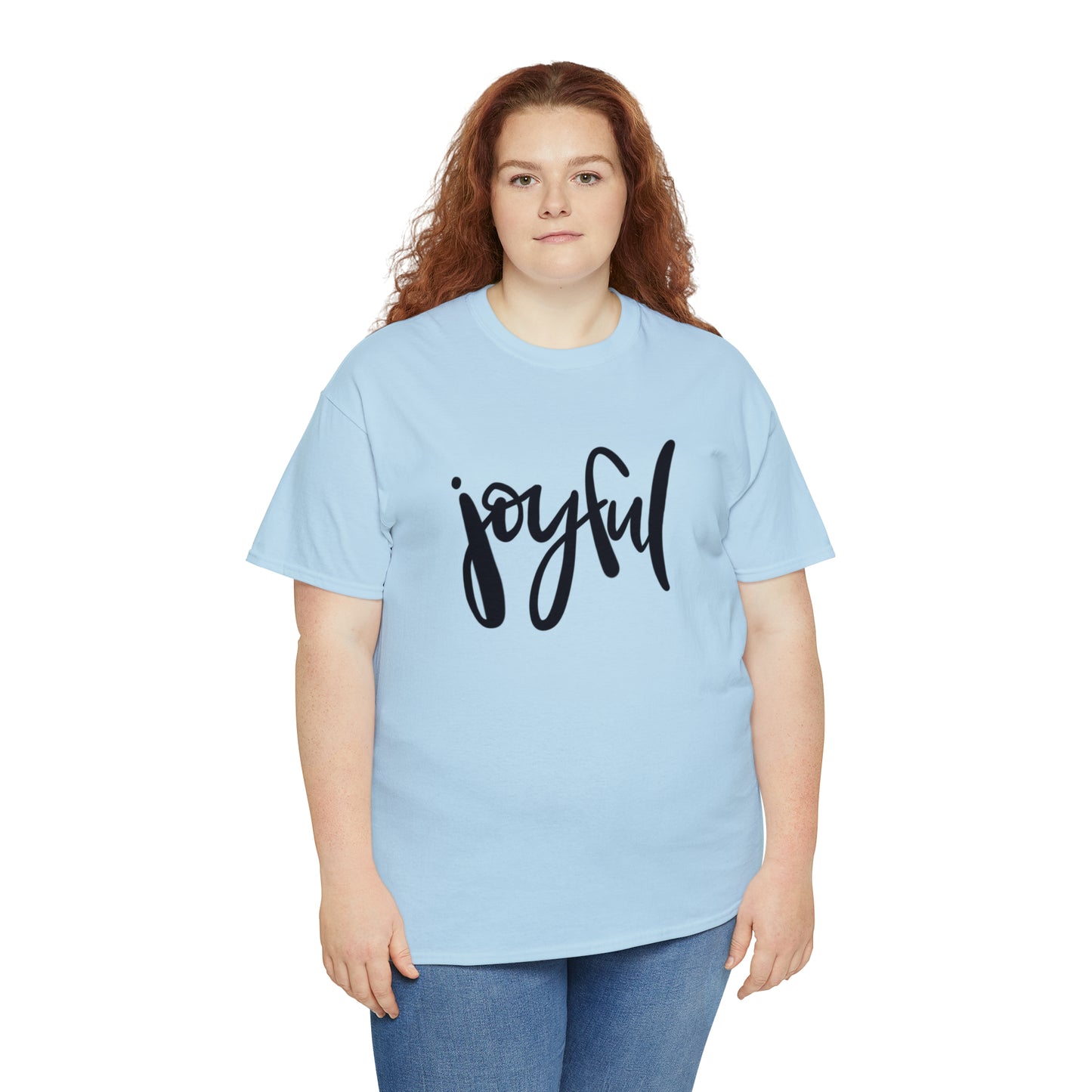 Joyful Unisex Heavy Cotton Tee, Christian Bible Verse T Shirt