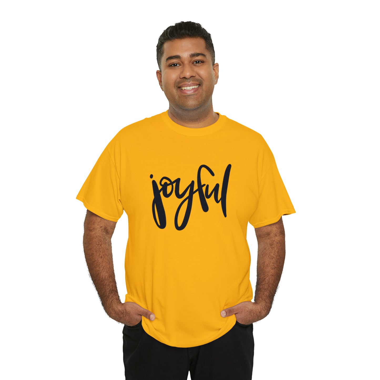 Joyful Unisex Heavy Cotton Tee, Christian Bible Verse T Shirt