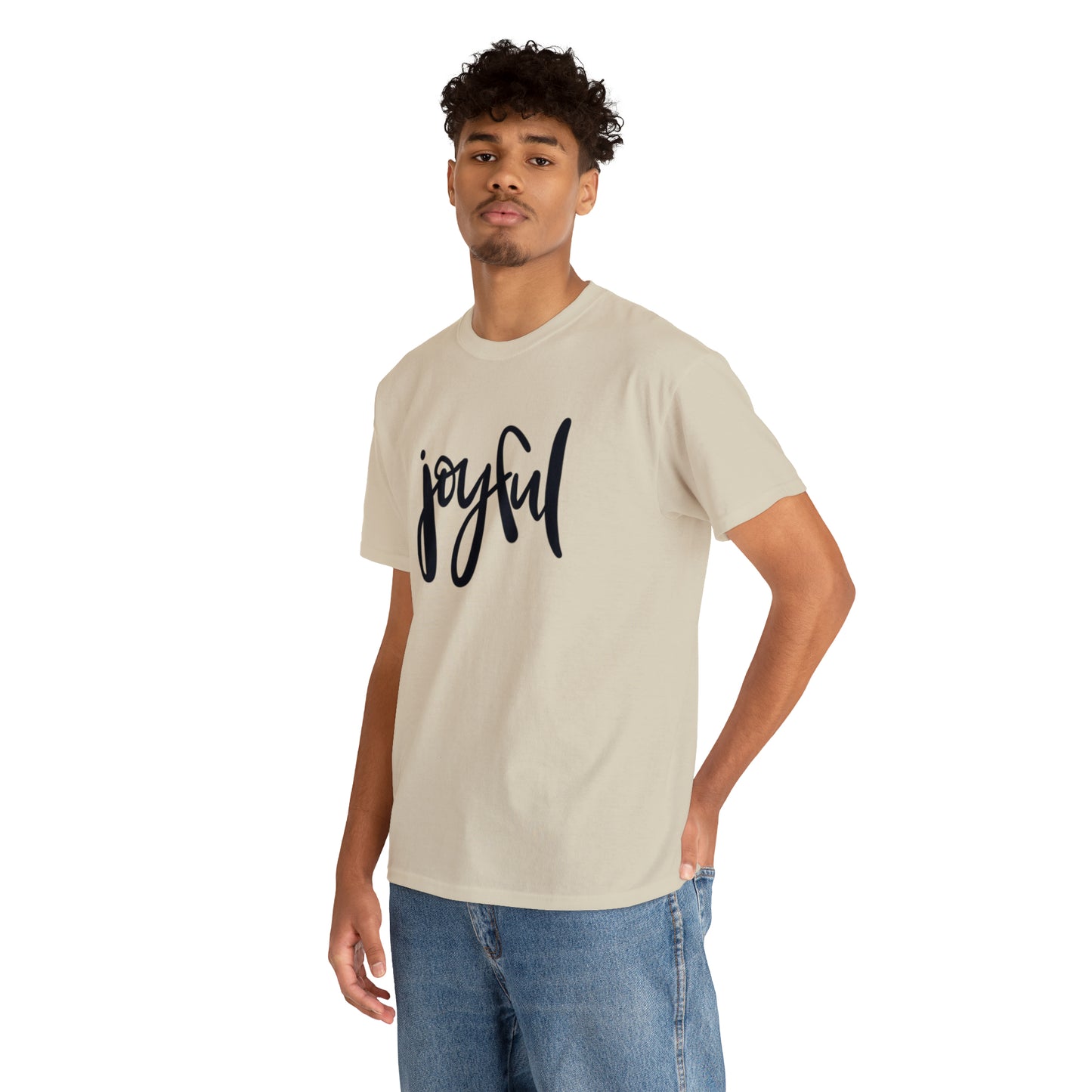 Joyful Unisex Heavy Cotton Tee, Christian Bible Verse T Shirt