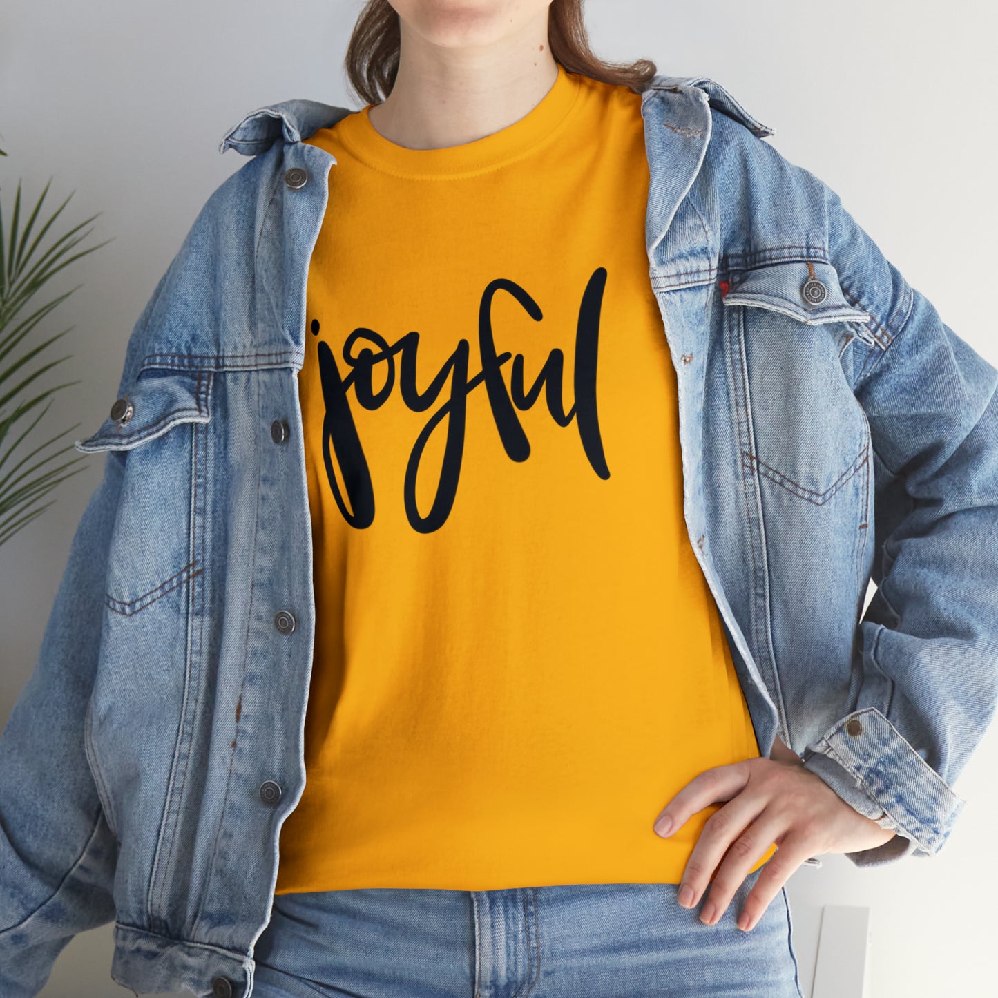 Joyful Unisex Heavy Cotton Tee, Christian Bible Verse T Shirt