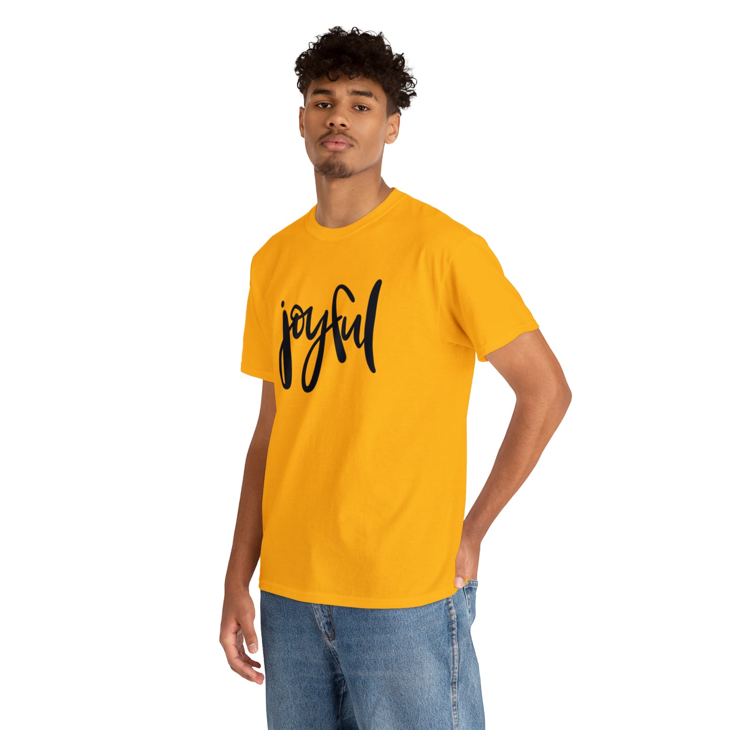 Joyful Unisex Heavy Cotton Tee, Christian Bible Verse T Shirt