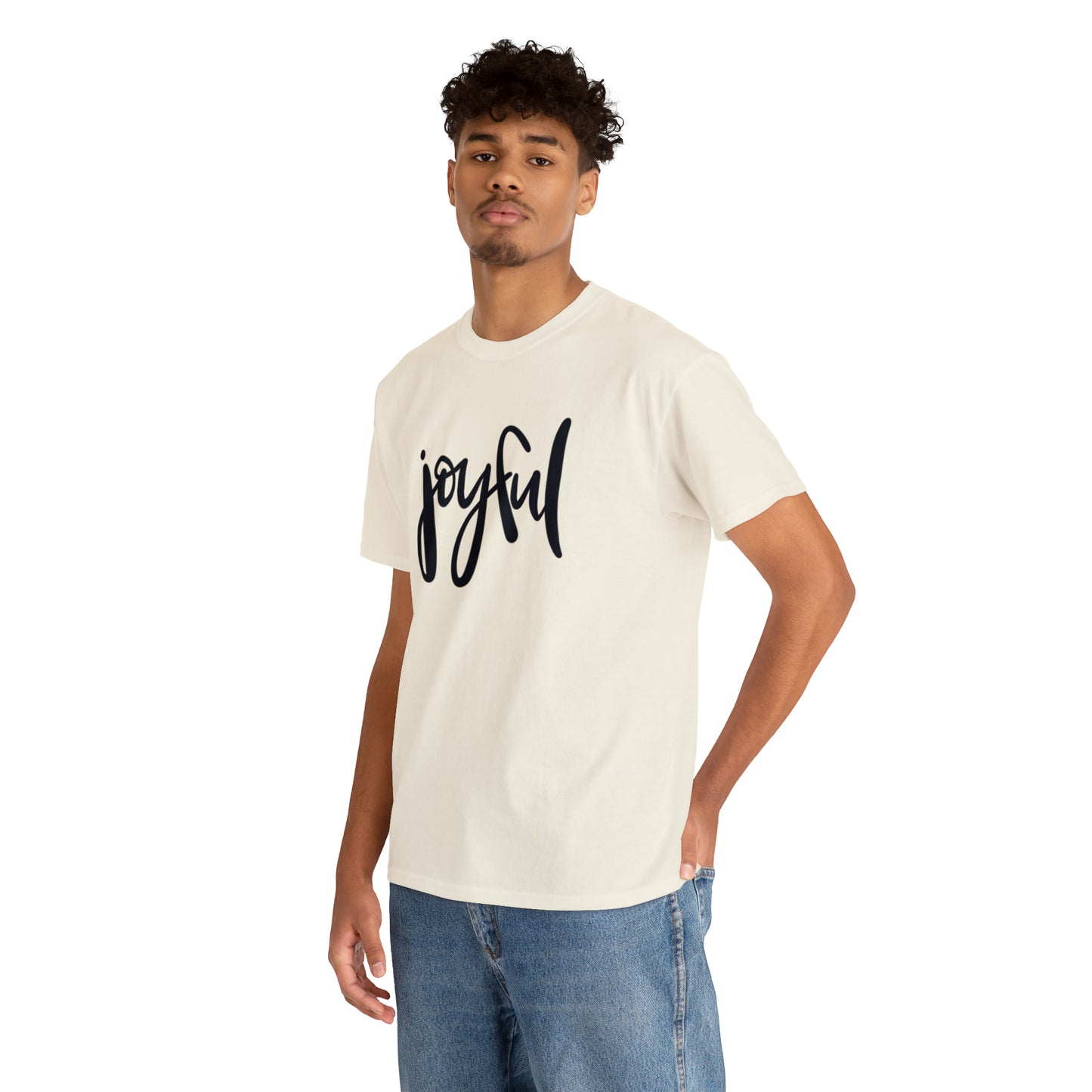 Joyful Unisex Heavy Cotton Tee, Christian Bible Verse T Shirt