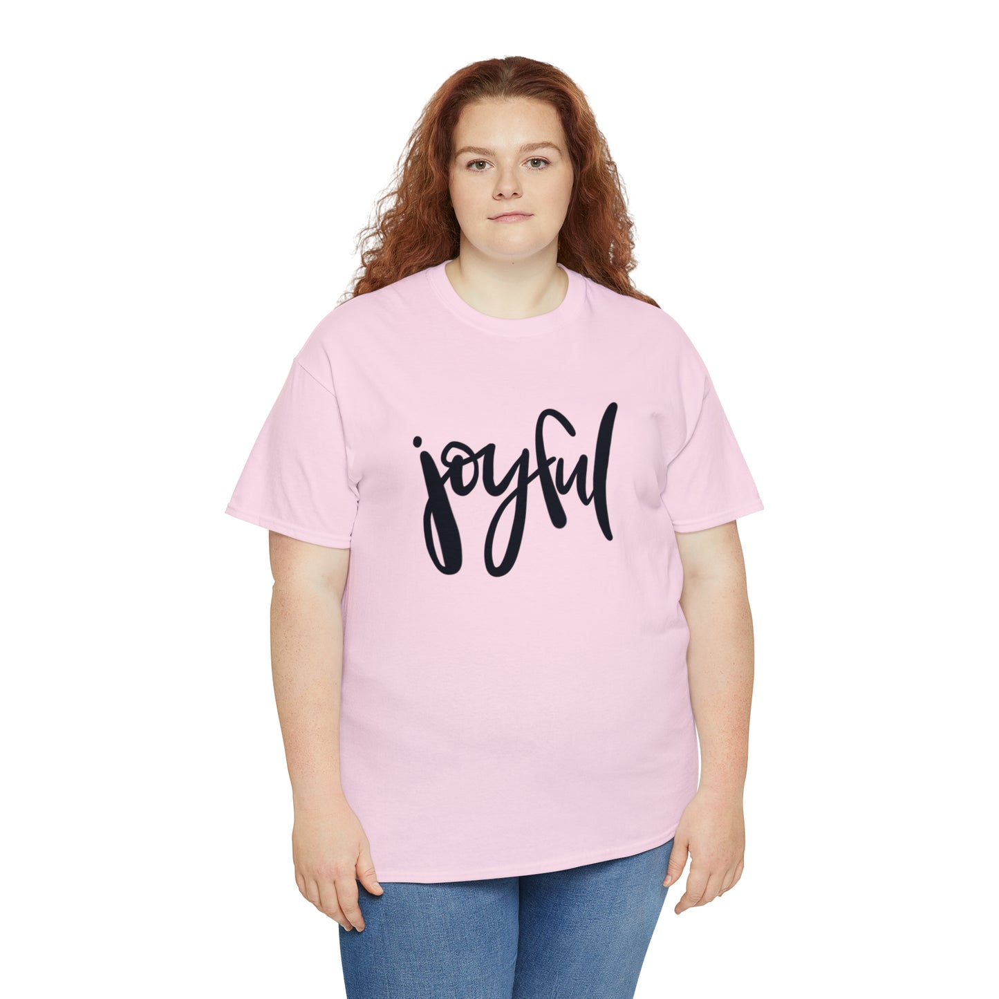 Joyful Unisex Heavy Cotton Tee, Christian Bible Verse T Shirt
