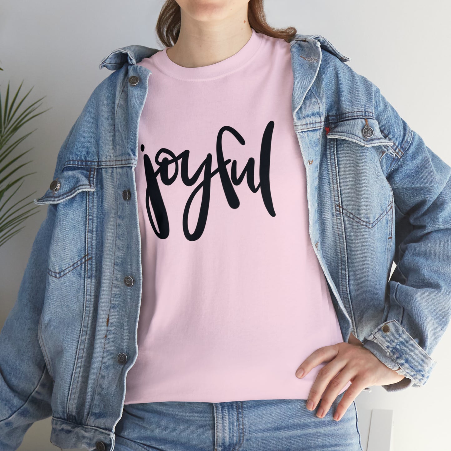 Joyful Unisex Heavy Cotton Tee, Christian Bible Verse T Shirt