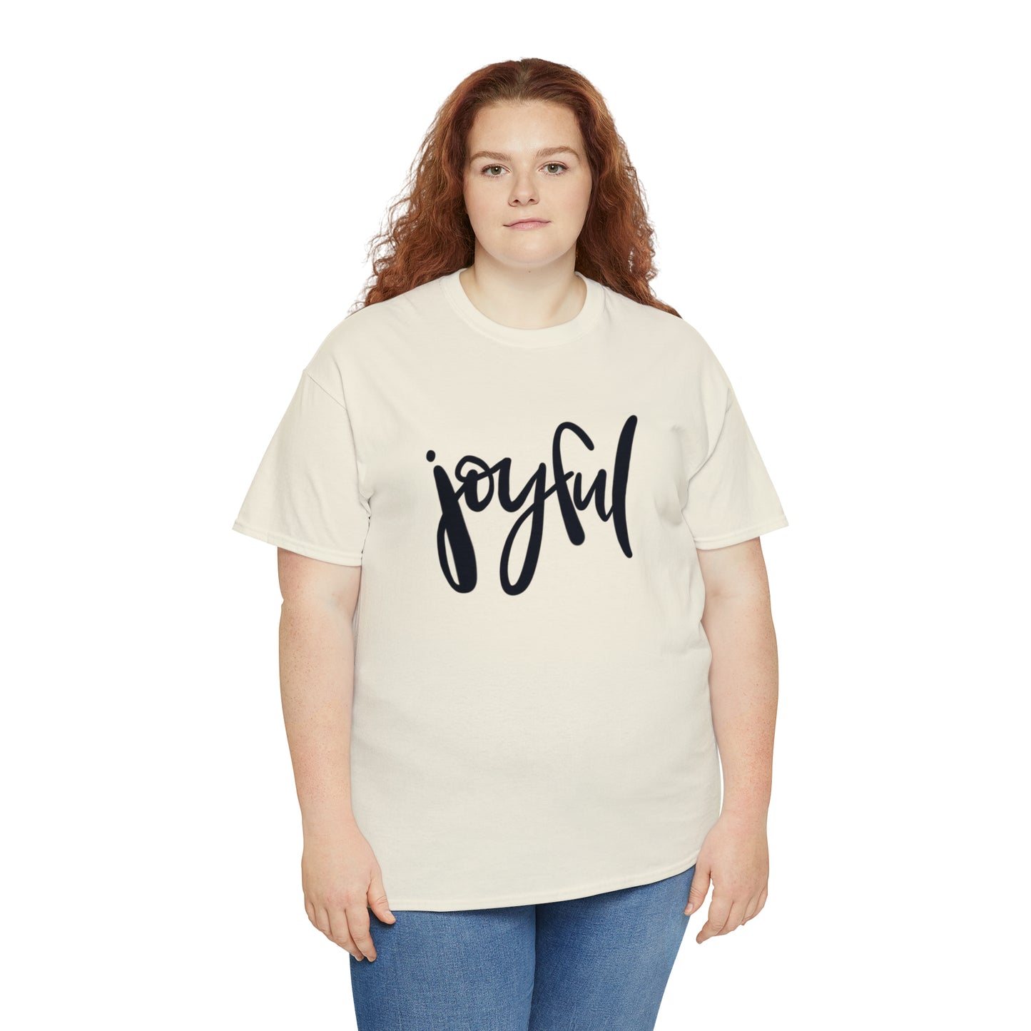 Joyful Unisex Heavy Cotton Tee, Christian Bible Verse T Shirt