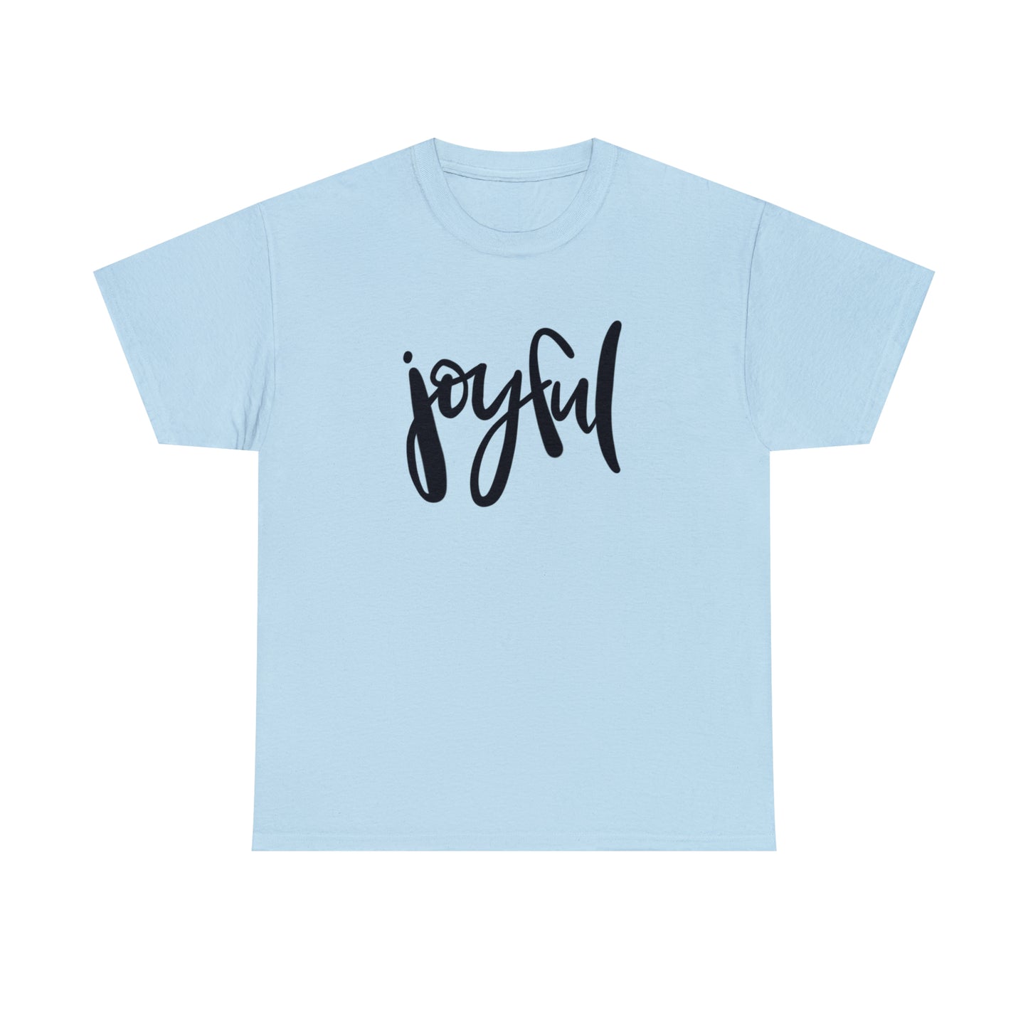 Joyful Unisex Heavy Cotton Tee, Christian Bible Verse T Shirt