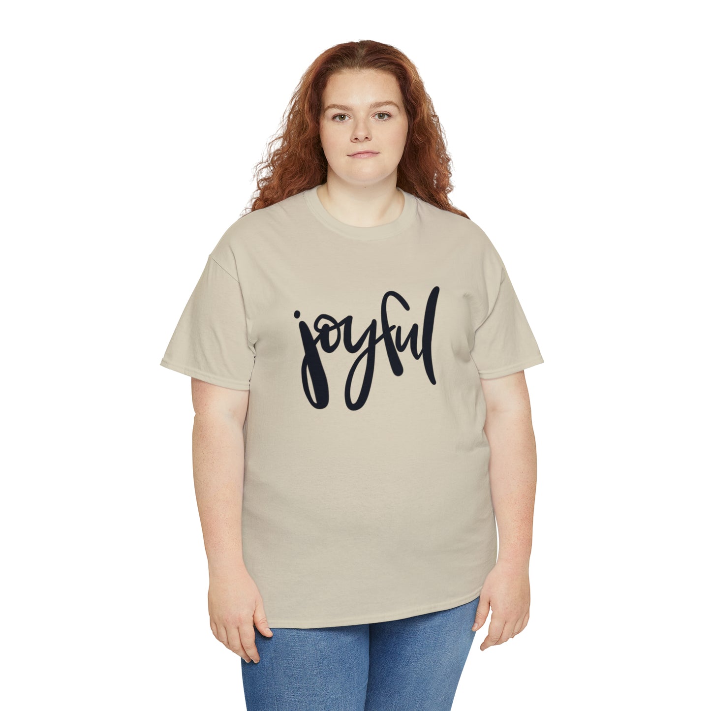 Joyful Unisex Heavy Cotton Tee, Christian Bible Verse T Shirt
