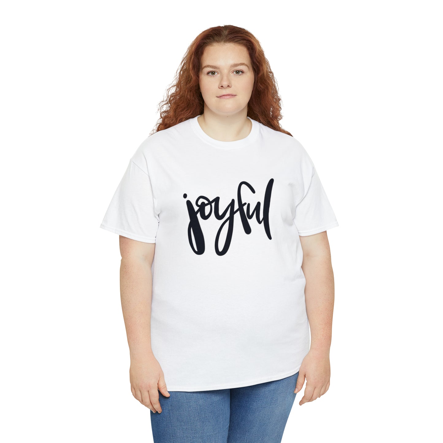 Joyful Unisex Heavy Cotton Tee, Christian Bible Verse T Shirt