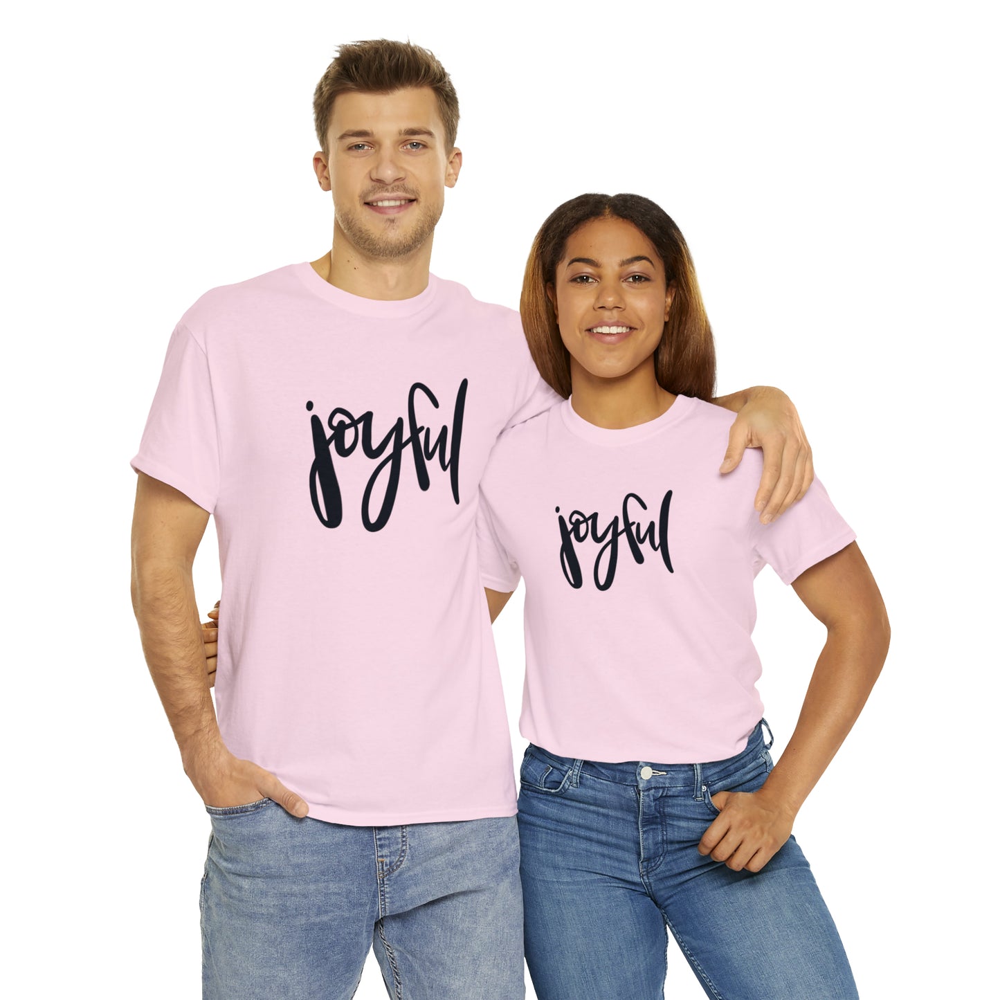 Joyful Unisex Heavy Cotton Tee, Christian Bible Verse T Shirt