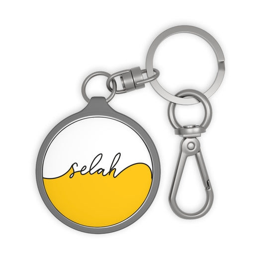 Selah Logo Keyring Tag | Christian Keychain, Gift Idea