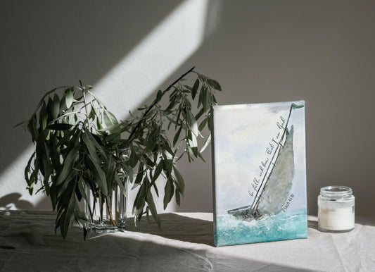 Be still and know that I am God Framed Canvas Wall Art | Psalm 46 10 Bible Verse Canvas Print | Christian Home Decor