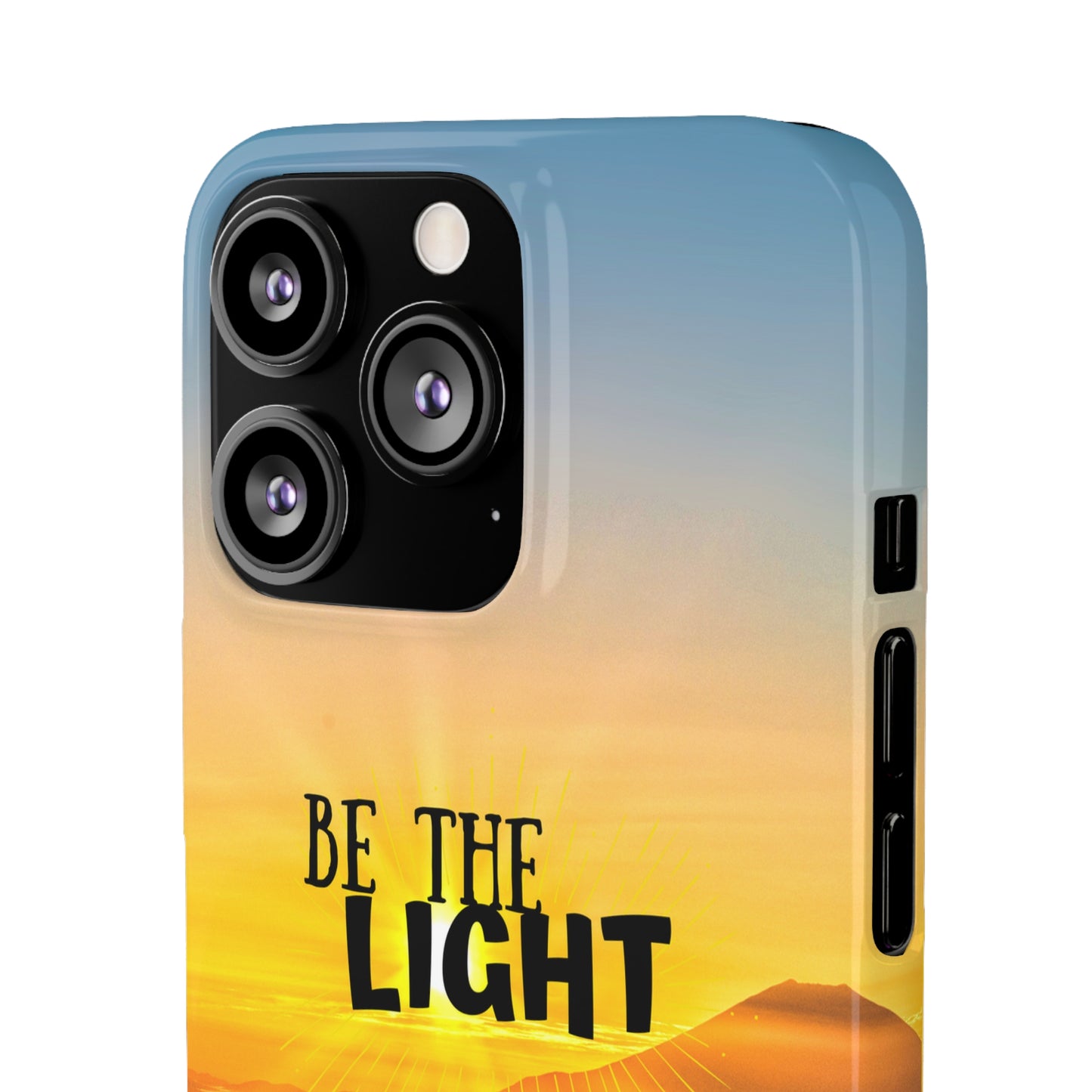 Be The Light iPhone Case, Light and Salt, Matthew 5:14 Christian iPhone Case