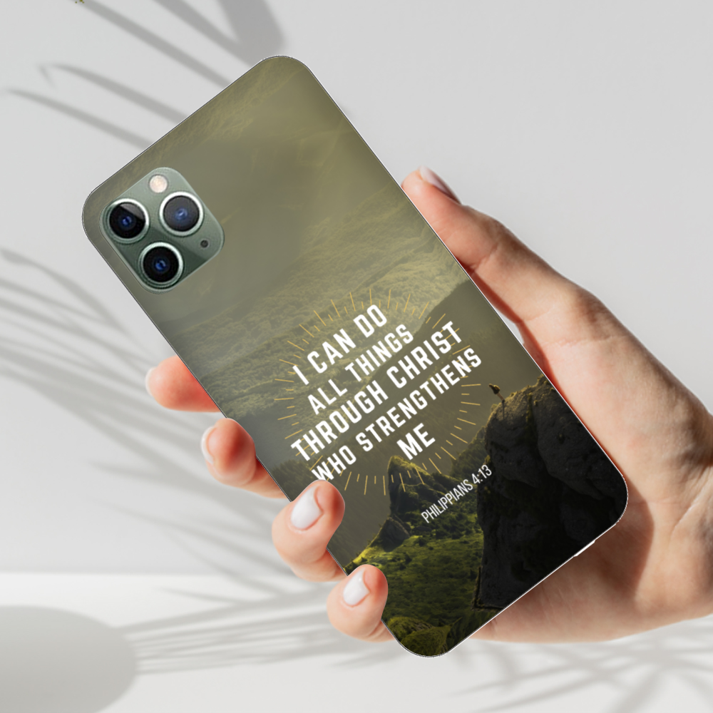 I can do All things through Christ iPhone Case | Bible Verse iPhone Case, Christian iPhone Case