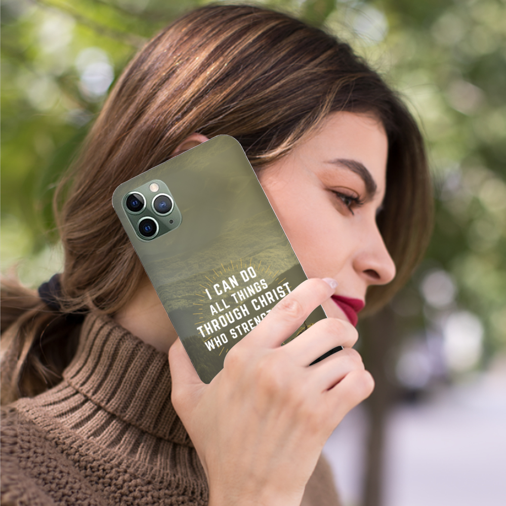 I can do All things through Christ iPhone Case | Bible Verse iPhone Case, Christian iPhone Case