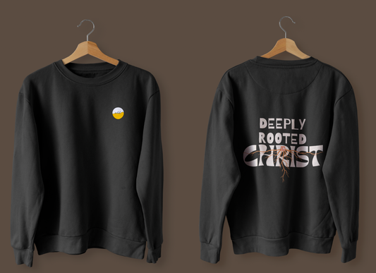 Deeply Rooted in Christ Cotton Unisex Bible Verse Christian Sweatshirt