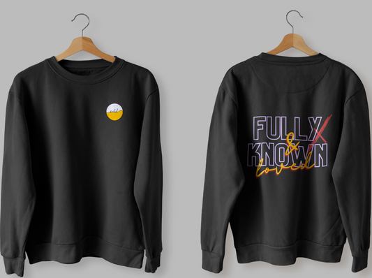 Fully Known and Loved Sweatshirt, Christian Shirt, Bible Verse Sweatshirt