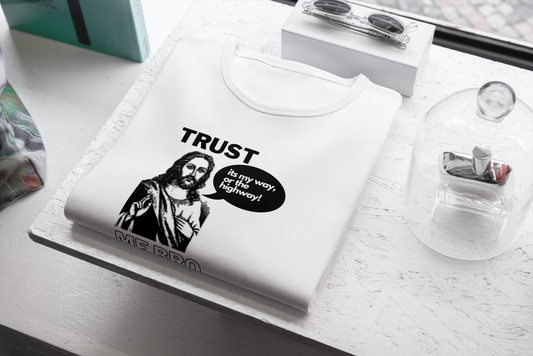Trust God Bro Shirt, Jesus is the way truth light T-Shirt | Funny Meme Jesus Shirt | Christian Streetwear