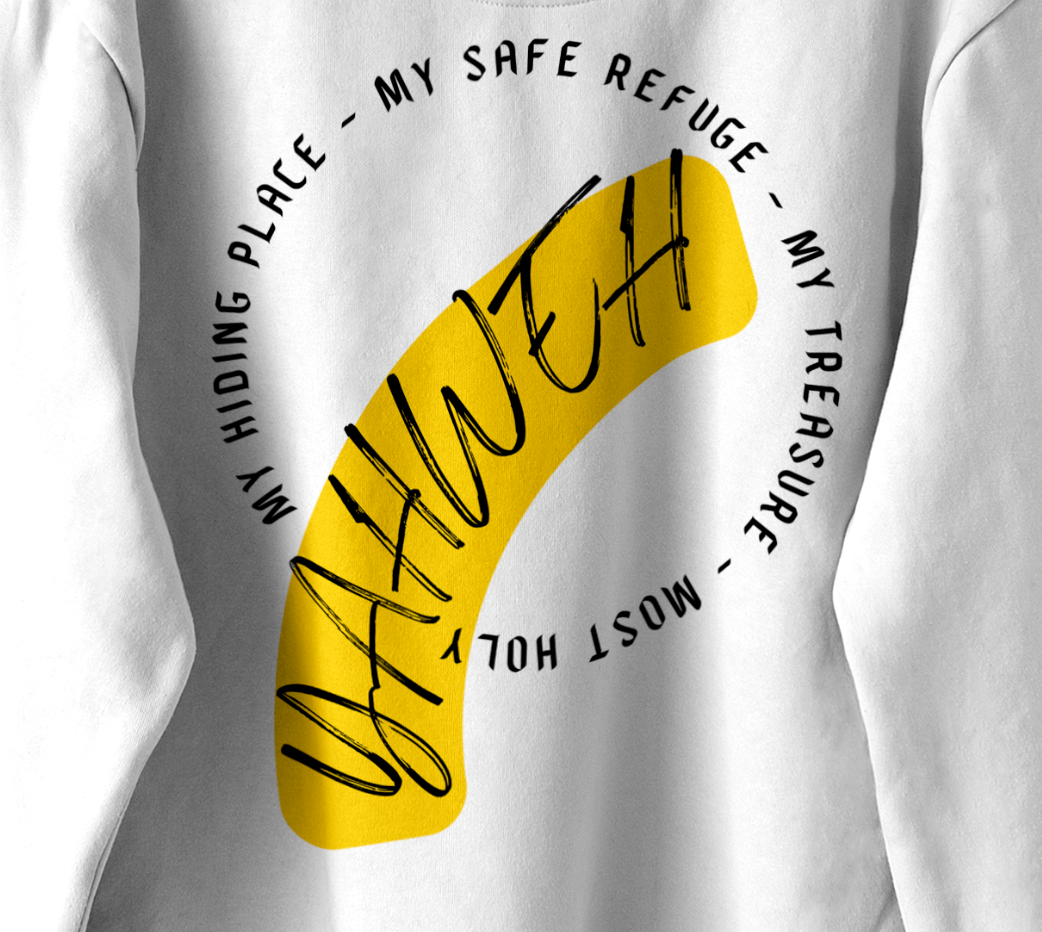 Selah, YAHWEH Unisex Cotton Sweatshirt | Christian Sweatshirt | YHWH Bible Verse Shirt