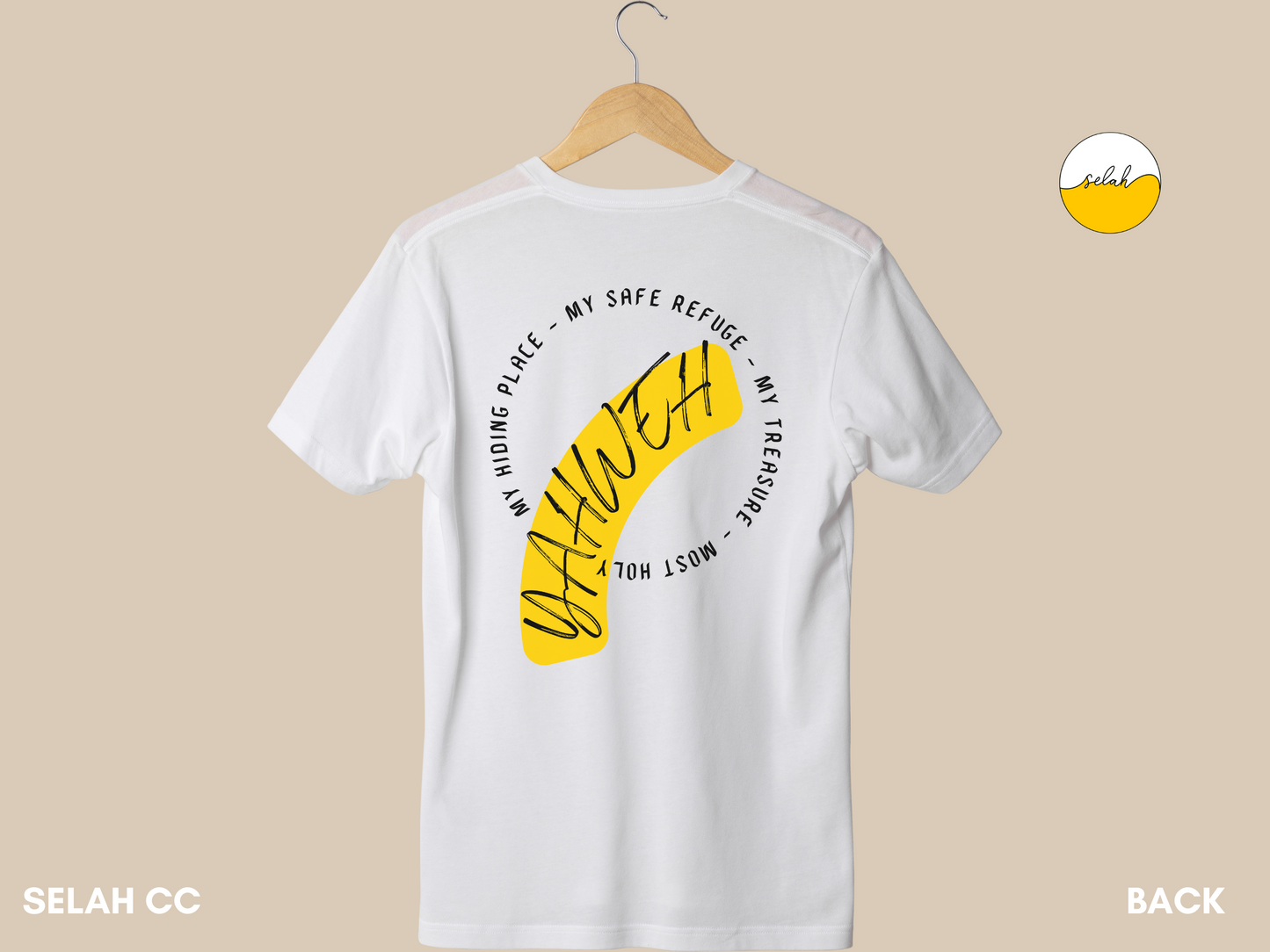 Yahweh T-Shirt, Selah Label YHWH Unisex Heavy Cotton Tee