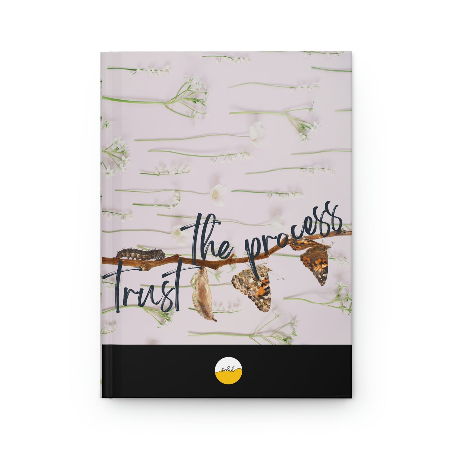 Trust the Process, Trust God's Perfect Timing Hardcover Matte Journal Notebook