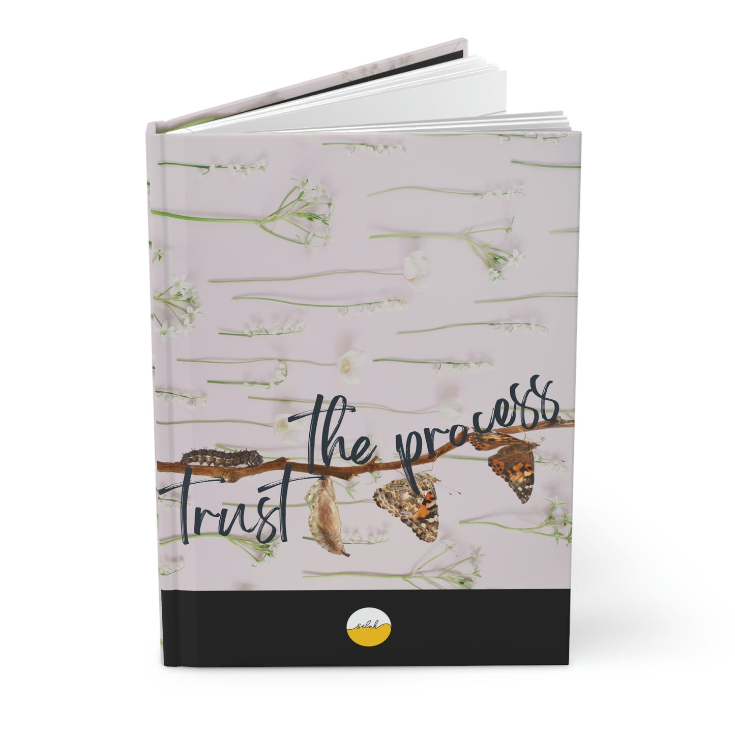 Trust the Process, Trust God's Perfect Timing Hardcover Matte Journal Notebook