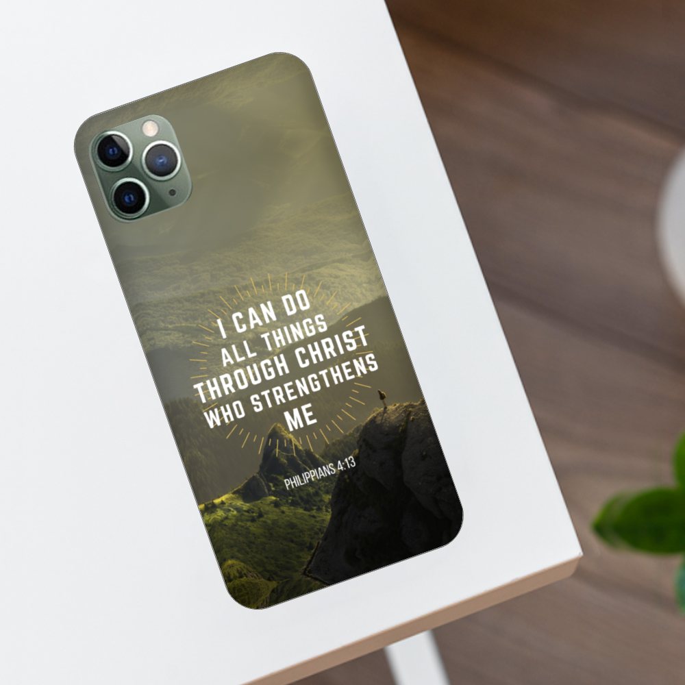 I can do All things through Christ iPhone Case | Bible Verse iPhone Case, Christian iPhone Case