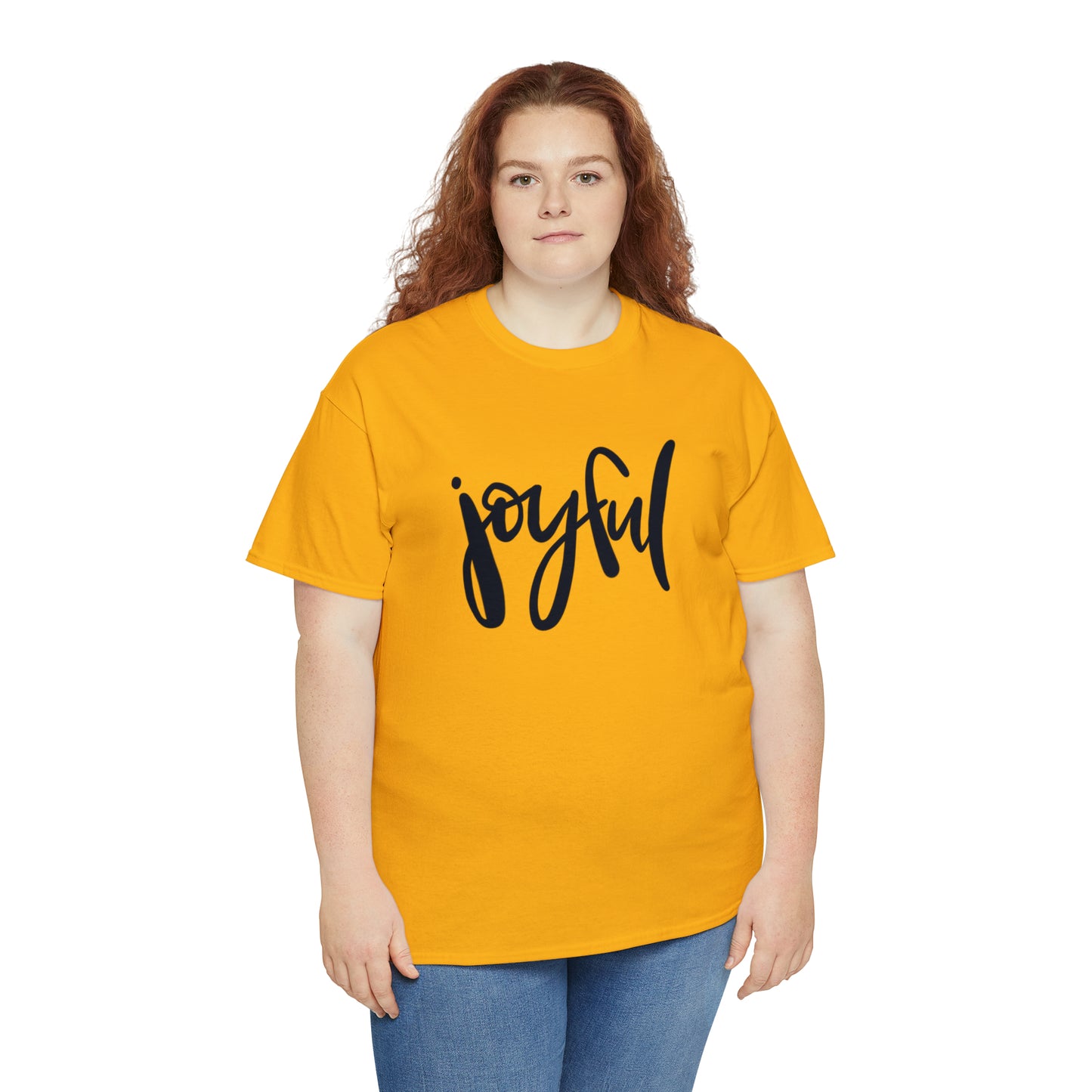 Joyful Unisex Heavy Cotton Tee, Christian Bible Verse T Shirt