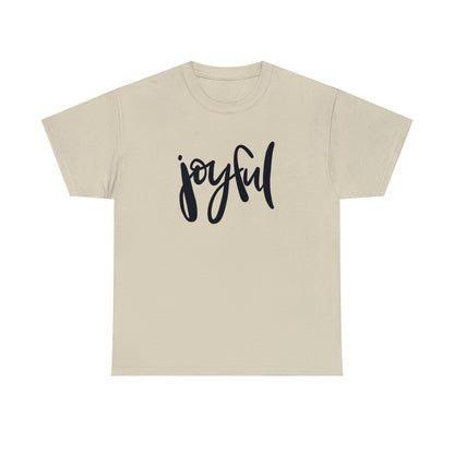 Joyful Unisex Heavy Cotton Tee, Christian Bible Verse T Shirt