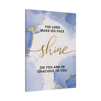 Set of 3 Framed Canvas Wall Art, Numbers 6:24-26