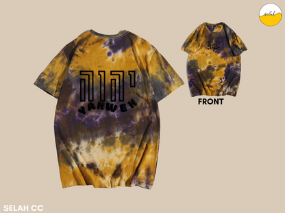 Yahweh Tie Dye Unisex Shirt, YHWH Hebrew Christian Shirt