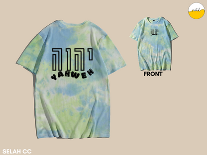 Yahweh Tie Dye Unisex Shirt, YHWH Hebrew Christian Shirt