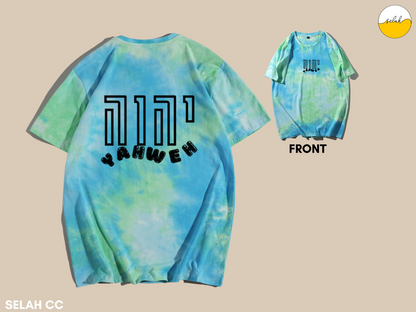 Yahweh Tie Dye Unisex Shirt, YHWH Hebrew Christian Shirt
