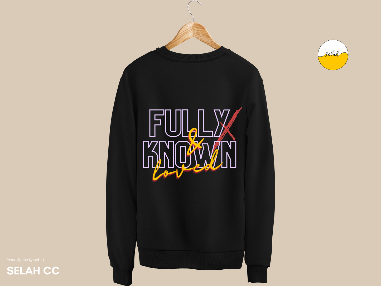 Fully Known and Loved Sweatshirt, Christian Shirt, Bible Verse Sweatshirt