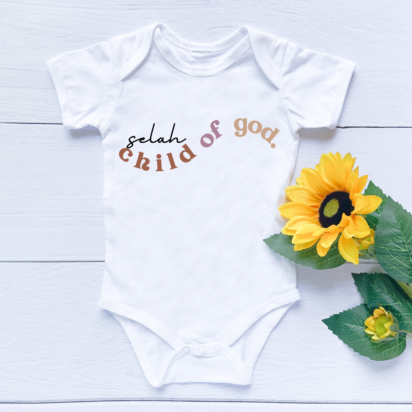 I'm a Child of God Custom Name Onesie | Personalized Bible Verse Bodysuit 3M - 18M