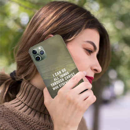 I can do All things through Christ iPhone Case | Bible Verse iPhone Case, Christian iPhone Case