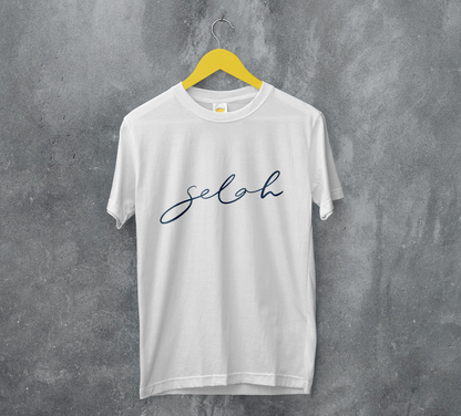 Selah Bible Verse Shirt, Minimalist Christian Fashion